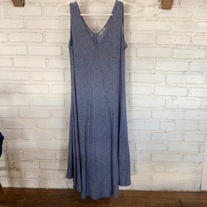 Calf Length Blue Knit Gap Dress
